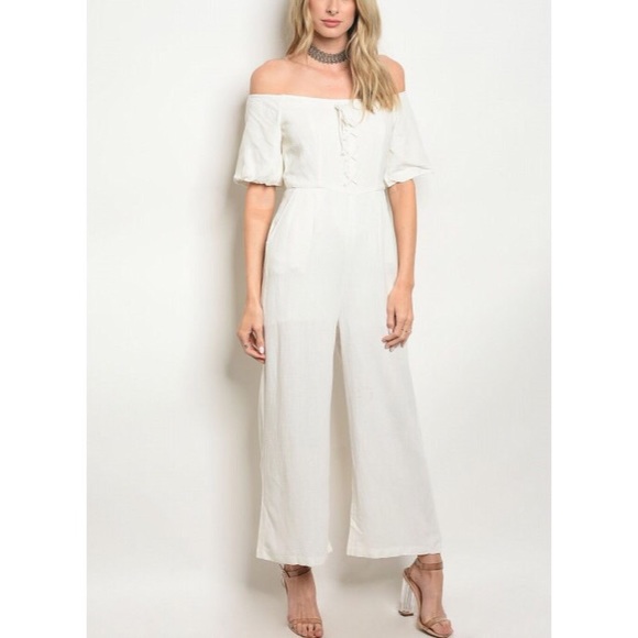 Dresses & Skirts - Claudia off white jumpsuit